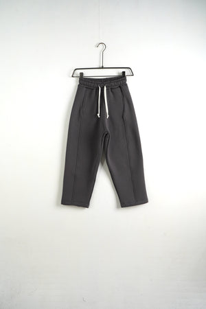 Pantalone Tuta Baggy Felpato Piombo