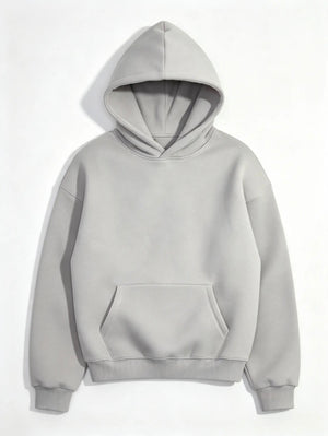 Felpa Boxy Fit Ghiaccio