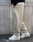 Pantalone Tuta Baggy Beige