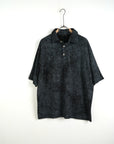 Polo Oversize Slavata Nera