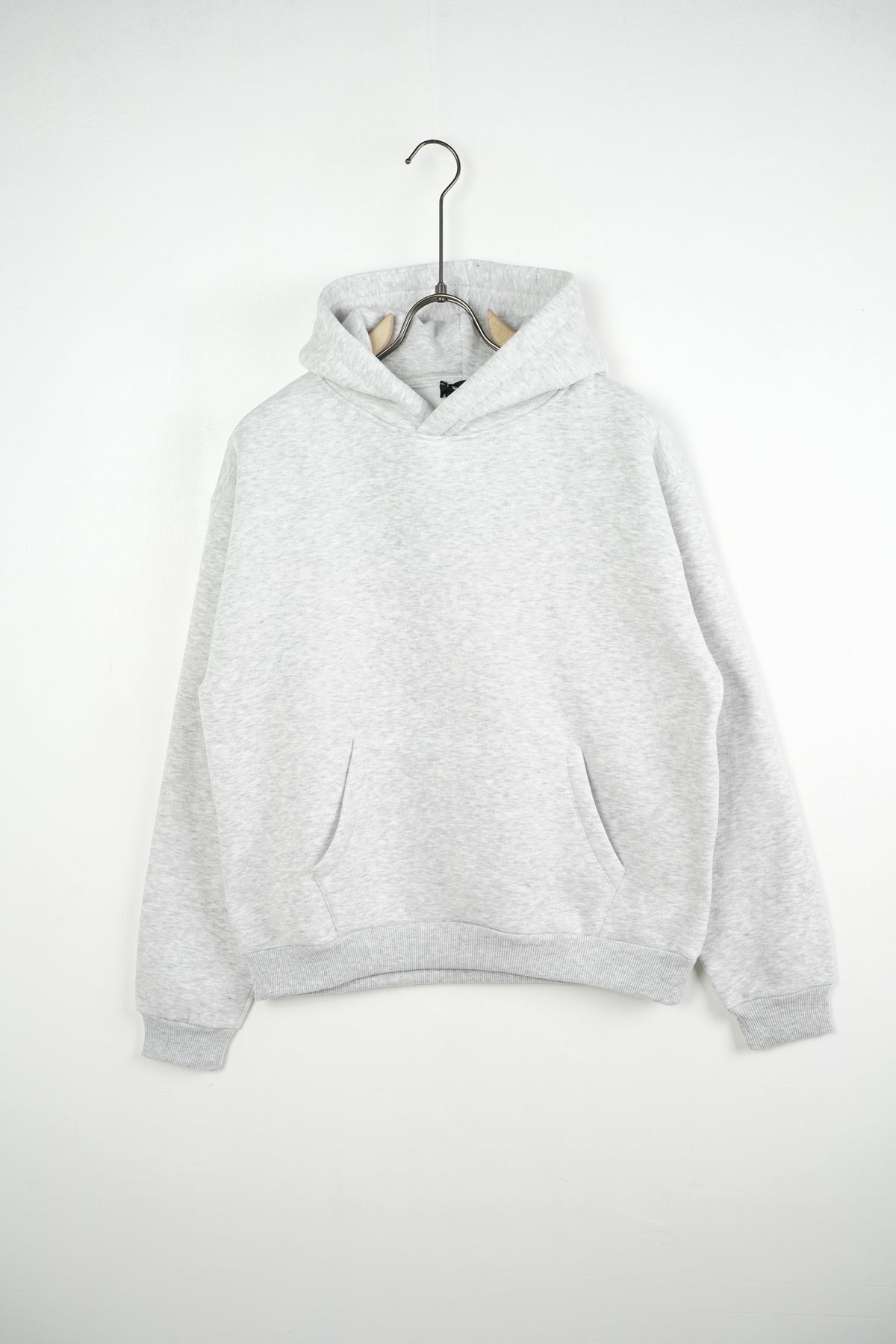 Felpa Boxy Fit Grigio NY
