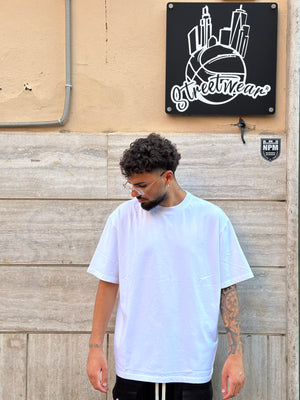 T-shirt Premium Over Bianca
