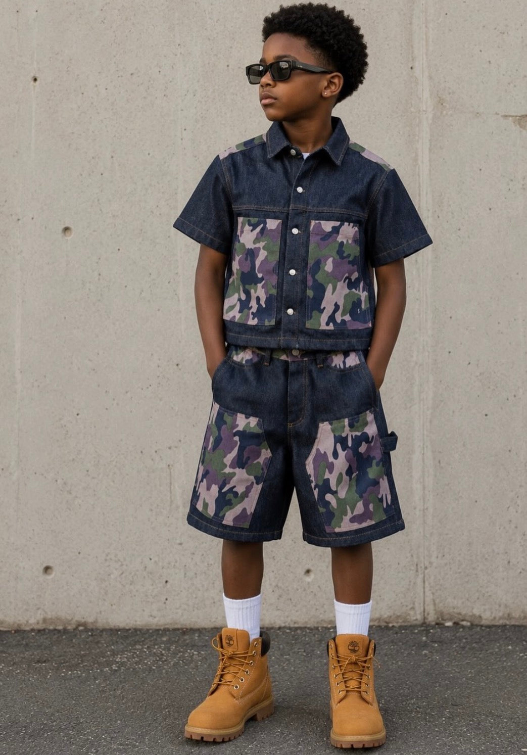 Coordinato Jeans Bicolor Kids