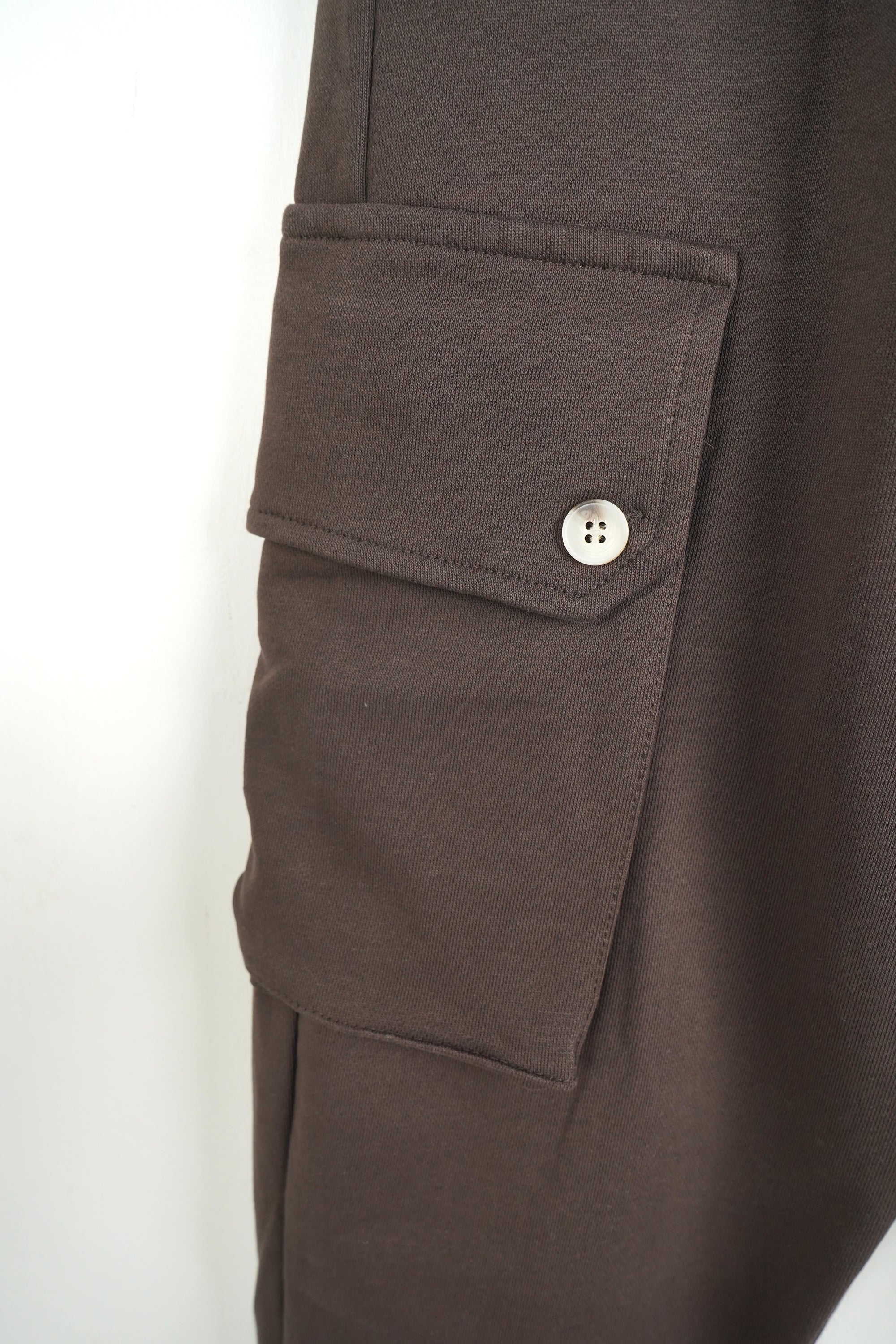 Tuta Cargo Garzata Basic Marrone