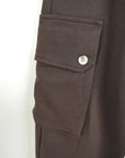 Tuta Cargo Garzata Basic Marrone