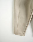 Pantalone Tuta Baggy Felpato Beige