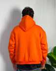 Felpa Boxy Fit Arancione