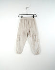 Pantalone Cargo a Costine Beige