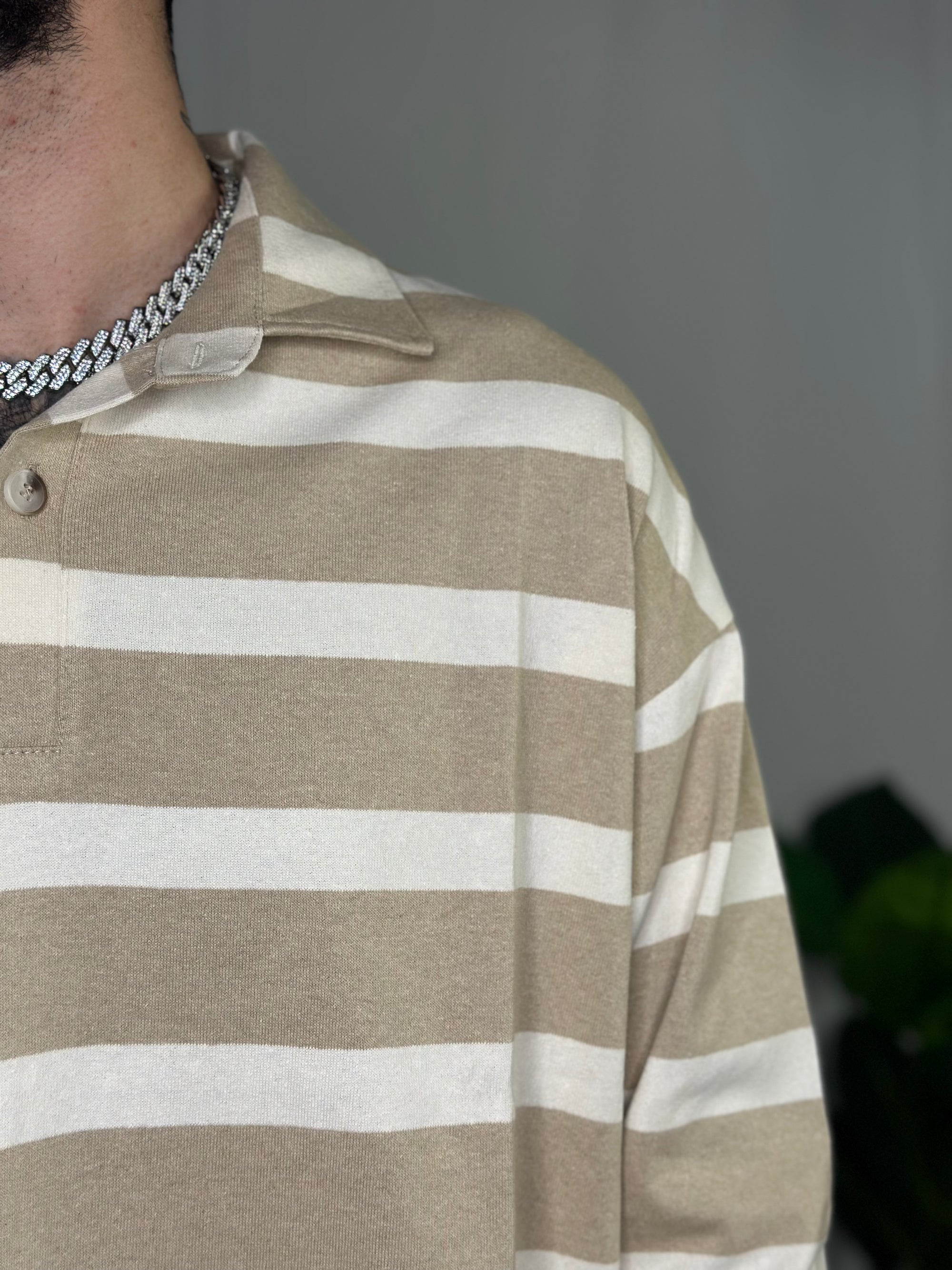 Polo longsleeve Lines