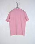 T-shirt colletto basic rosa