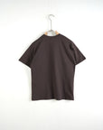 T-shirt basic girocollo Marrone