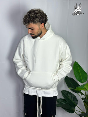 Felpa Boxy Fit Bianca