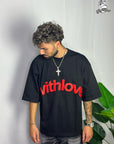 T-shirt With Love Nera