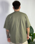 T-shirt Premium Semi Over Army Green