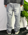 Jeans Flared America Grigio Chiaro