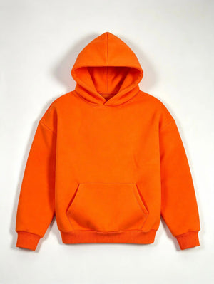Felpa Boxy Fit Arancione
