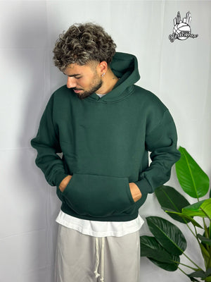 Felpa Boxy Fit Verde