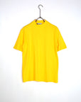 T-shirt colletto basic gialla