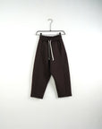 Pantalone Tuta Baggy Felpato Marrone