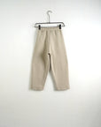 Pantalone Tuta Baggy Felpato Beige