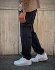 Denim Cargo Black