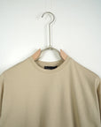 T-shirt basic girocollo Beige