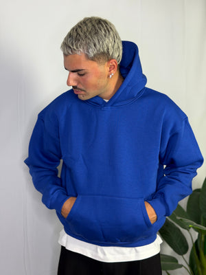 Felpa Boxy Fit Royal