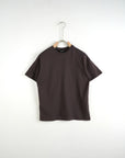 T-shirt basic girocollo Marrone