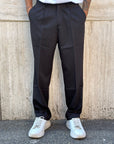 Pantalone Elegante Fondo Largo Nero