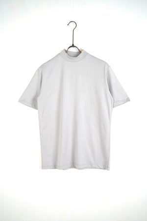 T-shirt colletto basic grigia chiaro
