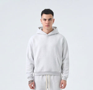 Felpa Boxy Fit Grigio NY