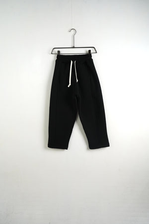 Pantalone Tuta Baggy Felpato Nero