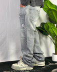 Jeans Flared America Grigio Chiaro