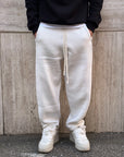 Pantalone Tuta Baggy Bianco