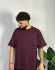 T-shirt Premium Semi Over Bordeaux