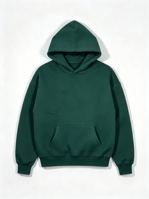 Felpa Boxy Fit Verde